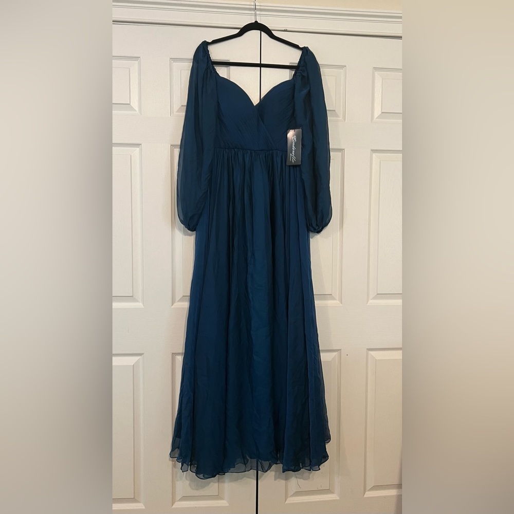 Peacock Cinderella Formal Dress NWT